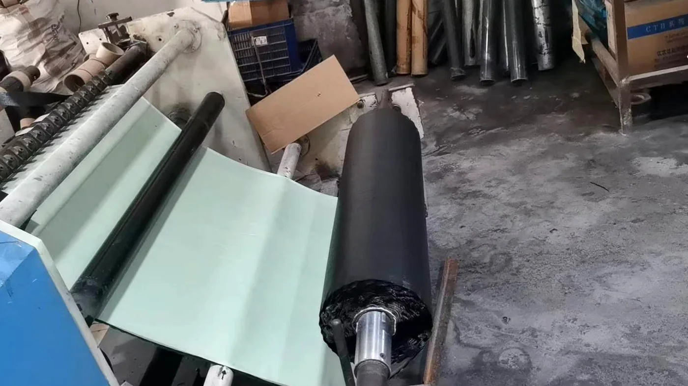 Real anti-corrosion tape roll coating or laminating equipment